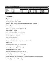 Doc 5 Pdf Table 1 Freezing Point Data Solution Freezing Point H2O 4