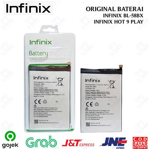 Jual Baterai Original Infinix Bl Bx Infinix Hot Play Hot