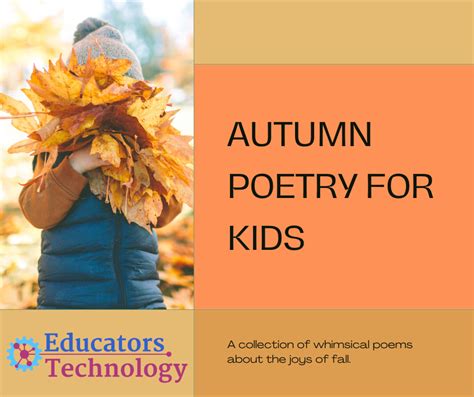 15 Fall Poems For Kid Educators Technology