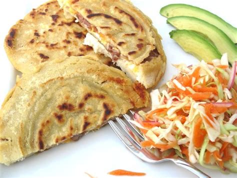 Pupusas With Curtido From El Salvador Recipe Food Colombian Food