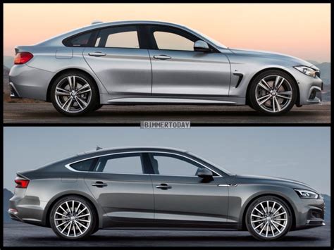 Photo Comparison Bmw Series Gran Coupe Vs Audi A Sportback