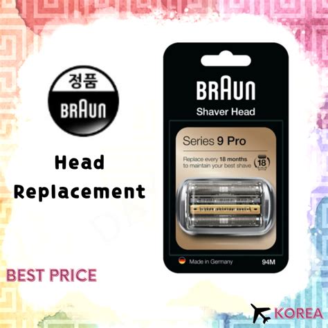 BRAUN Electric Shaver Series 9 PRO 94M Head Replacement / Razors Silver Compatible | Shopee ...