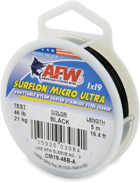 American Fishing Wire Surflon Micro Ultra Nylon Coated X Stainless