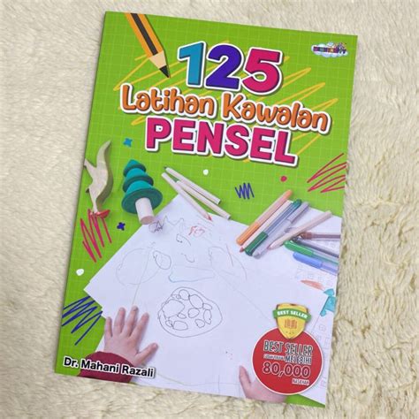 125 Latihan Kawalan Pensil Buku Latihan Menulis Kanak Kanak