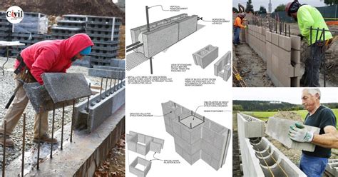 How To Build A Reinforcement Hollow Concrete Block Wall Engineering