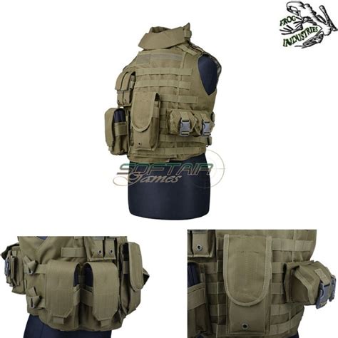 Iba Tactical Vest Olive Drab Frog Industries® Fi 009886