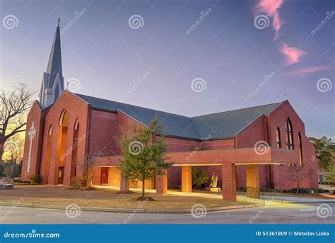 St. Columba Catholic Church, Dothan, Alabama Stock Image - Image of city, brick: 51361809