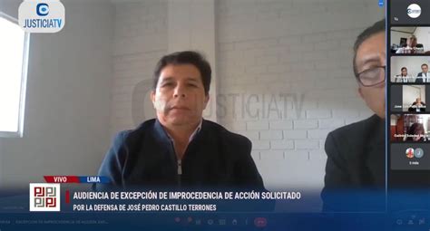 Pedro Castillo Insiste En Que No Cometi Rebeli N Ni Conspiraci N No