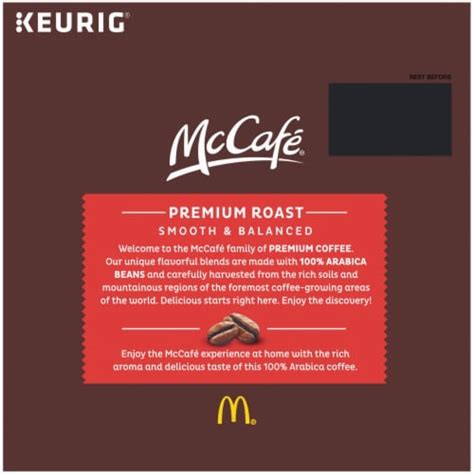 McCafé Premium Roast Medium Roast K-Cup Coffee Pods, 48 ct - Fry’s Food ...