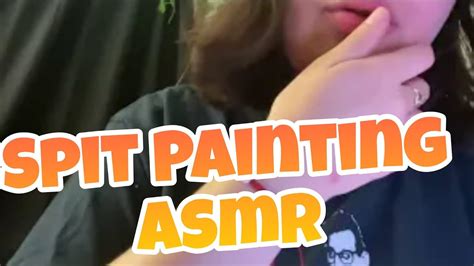 Lofi Asmr Spit Painting You Mouth Sounds And No Talking Youtube