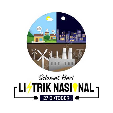 Gambar Liburan Vector Hari Listrik Nasional Indonesia Png Hari Listrik