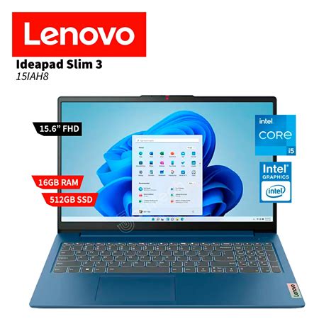 Laptop Lenovo Slim I H Gb Ssd Gb