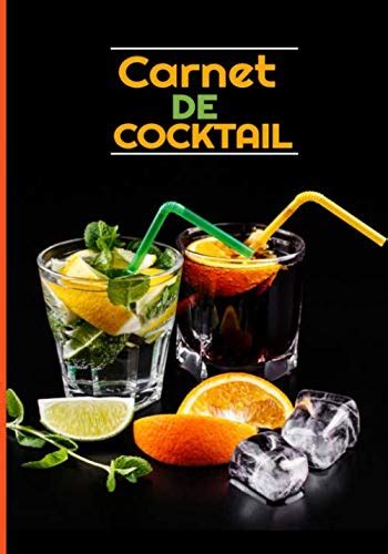 Carnet De Cocktail Livret de 150 recettes de cocktails Vierge Blanc à