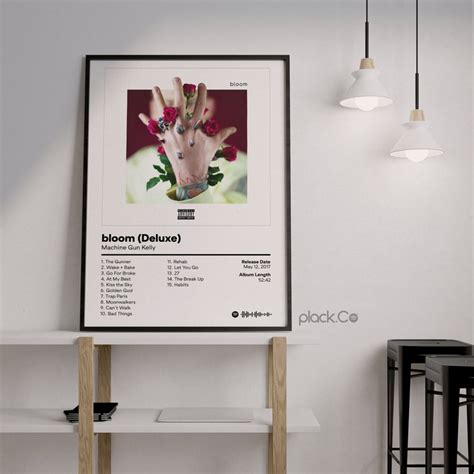 Machine Gun Kelly Bloom Deluxe Custom Album Print Hip Hop Wall Art