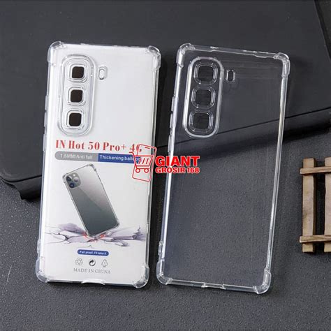 Jual INFINIX HOT 50 PRO PLUS CASE BENING CRACK PREMIUM SILIKON BENING TRANPARAN CASING SOFT