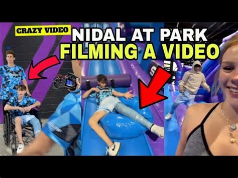 Nidal Wonder IS NOW At TRAMPOLINE PARK FILMING A YouTube VIDEO W