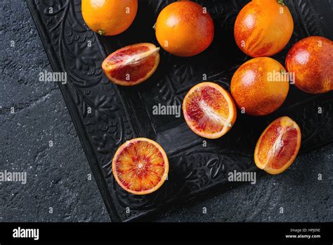 Sicilian Blood Oranges Fruits Stock Photo Alamy