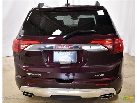 Black Cherry Metallic Gmc Acadia Denali Awd Photo