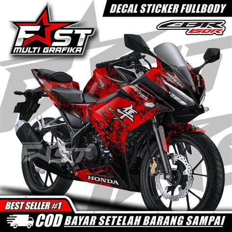 Jual Decal Cbr R Facelift Full Body Stiker Decal Motor Cbr R