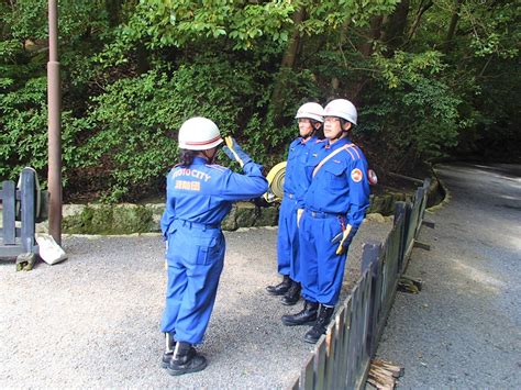 京都市消防局：7月11日 一橋分団が泉涌寺消防合同訓練にて放水実施！