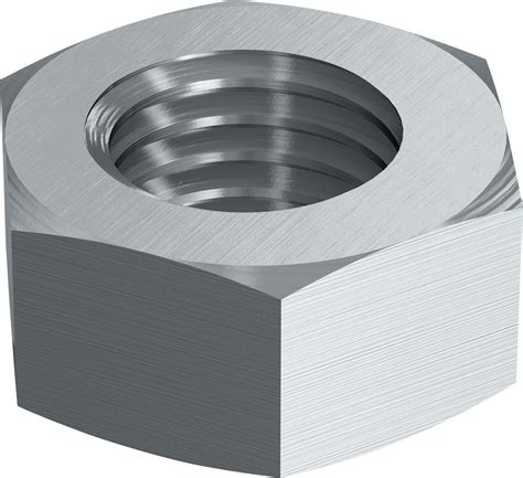 Tuerca hexagonal A2 conforme a la norma DIN 934 Fijaciones estándar