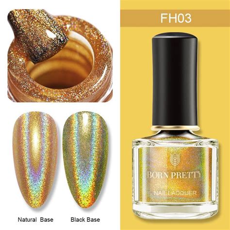 Buy BORN PRETTY 6ml Bottle Series Nail Polish Iridescent Glitter