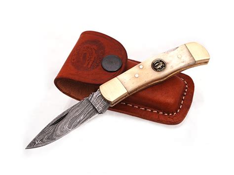 Croco Knives® Folding Lock Back Knife (CK-3003 | Bone Handle) | Steve Harvey