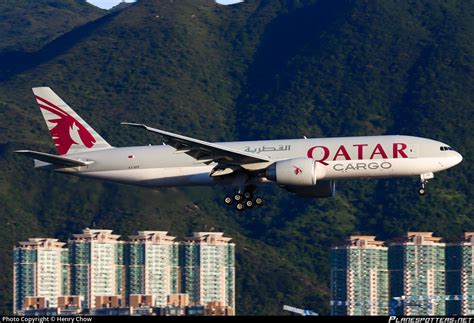 A7 BFF Qatar Airways Cargo Boeing 777 FDZ Photo By Henry Chow ID