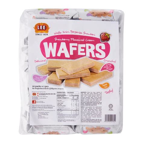 Lee Strawberry Cream Wafers Lazada Singapore