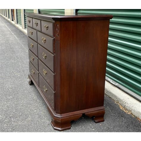 Ethan Allen Georgian Court Cherry Dresser Chairish