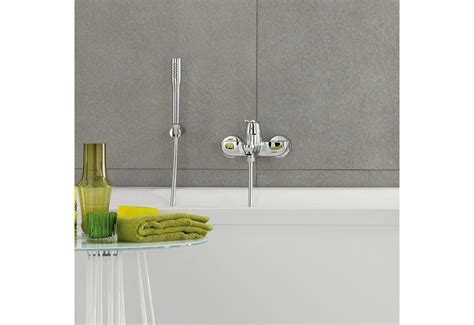 Grohe Wannenarmatur Eurosmart Cosmopolitan Set Verchromt Mit