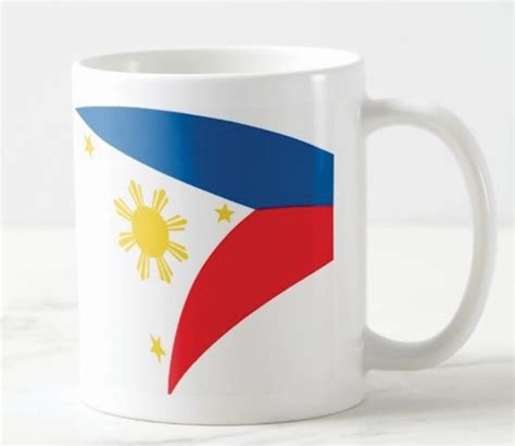 Philippine Flag Pilipinas Souvenir Coffee Mug Glass Cup Furniture