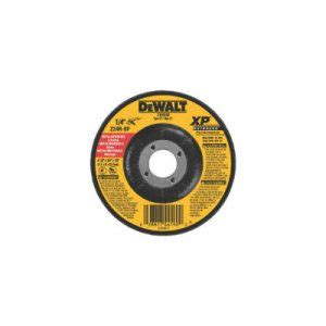 Dewalt DW8814 XP 5 X 1 4 X 7 8 Grinding Wheel Z 24R Zirconia Depressed