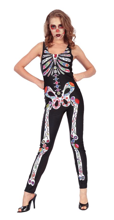 Day Of The Dead Jumpsuit Code 9991 The Halloween Store