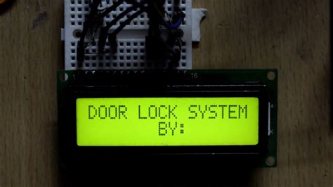 🎥password Based Door Locking System Keypad Lock With Arduino Arduino Arduino Code For Door