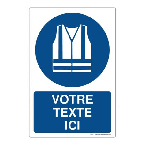 M Gilet De S Curit Haute Visibilit Obligatoire Texte