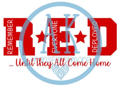 Remember Everyone Deployed Svg Red Friday Svg Etsy