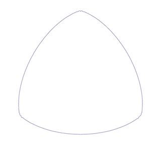 The non-circular convex curve of constant width 16 with equation (3) | Download Scientific Diagram