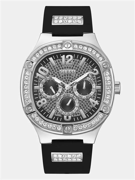 Reloj multifunción con aplicación de cristales Hombre GUESS Sitio