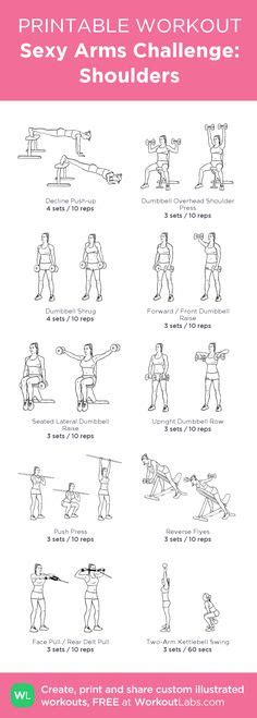 Arms Shoulders Dumbbell Workout Routine Sleek Sexy Upper Body Atelier