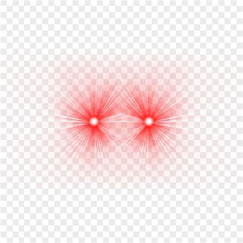 HD Red Laser Eyes Lens Flare Effect PNG | Citypng