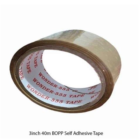 Color Brown 3inch 40m BOPP Self Adhesive Tape At Rs 30 Piece In