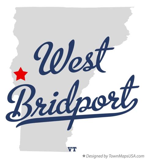 Map of West Bridport, VT, Vermont