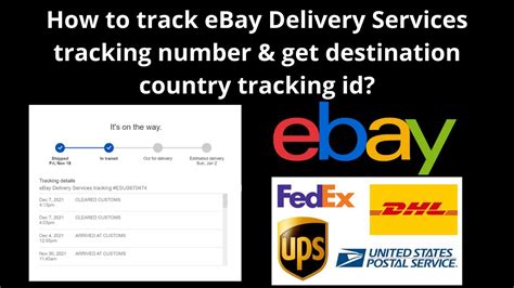 How To Track Ebay Delivery Services Tracking Order Get Destination