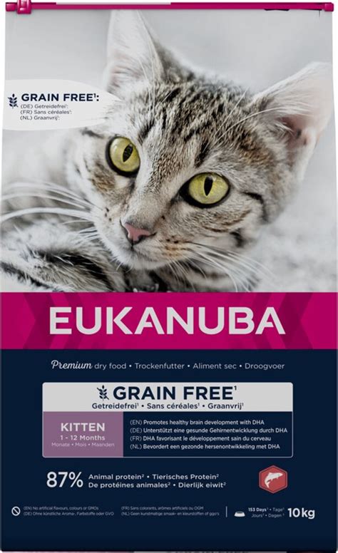 Eukanuba Kat Kitten Graanvrij Zalm Kg Bol