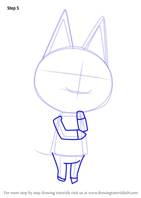 Learn How To Draw Kitty From Animal Crossing Animal Crossing Step By