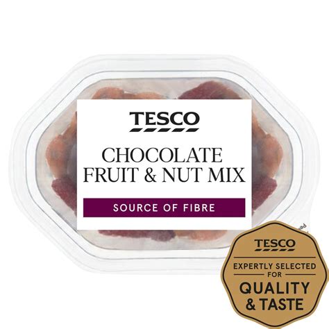 Tesco Chocolate Fruit And Nut Mix Snack Pack 60g Tesco Groceries