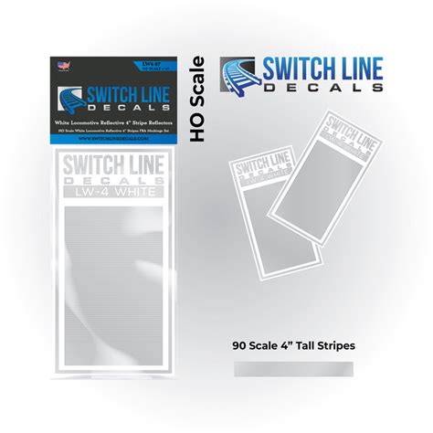 Switch Line Decals Ho Scale Model Railroad Decals