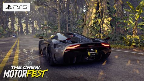 The Crew Motorfest Koenigsegg Regera Open World Free Roam PS5 4K