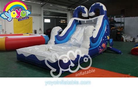 18ft Single Lane Ocean Inflatable Water Slide YY WSL19008 Yoyo Inflatable